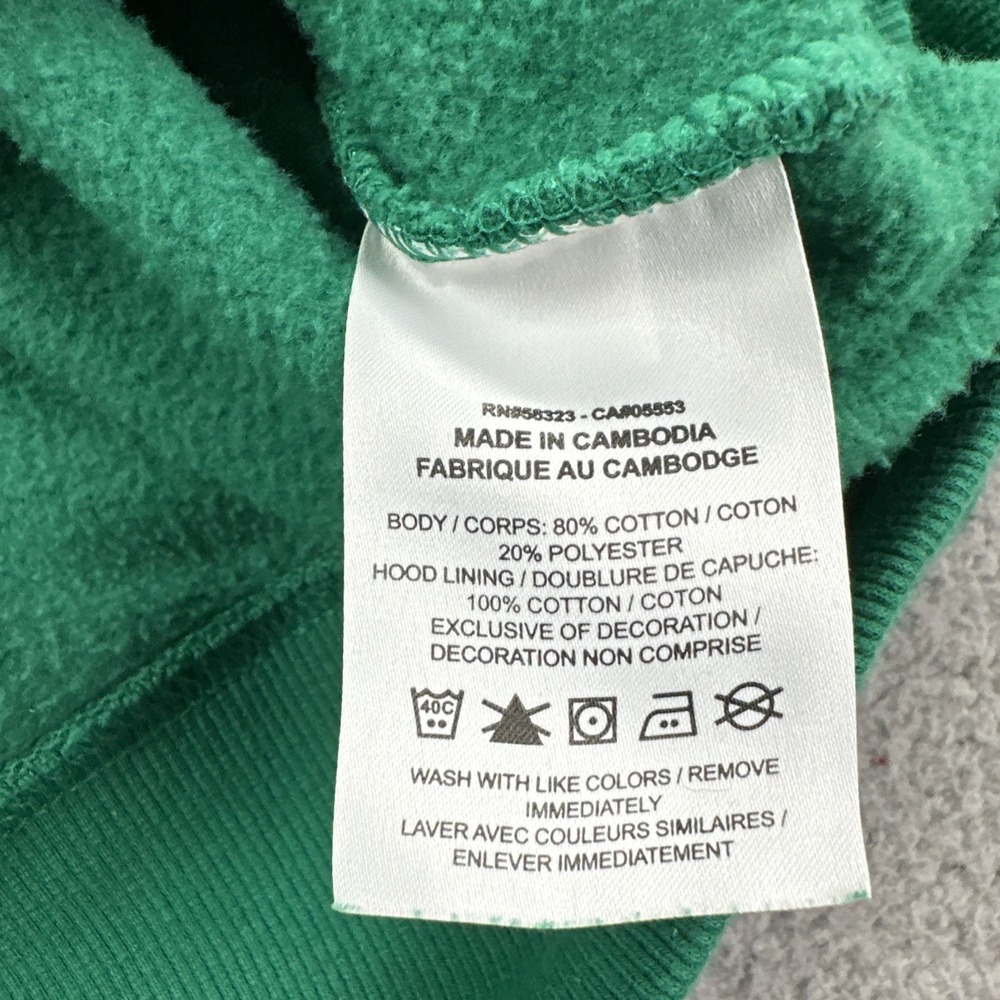 Nike Center Swoosh Phoenix Fleece Hoodie Women Medium Green Logo DQ5858-365 - Picture 3 of 16